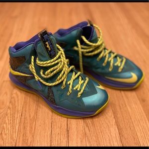 Lebron X P.S. Elite Sport Turquoise Miami Dade